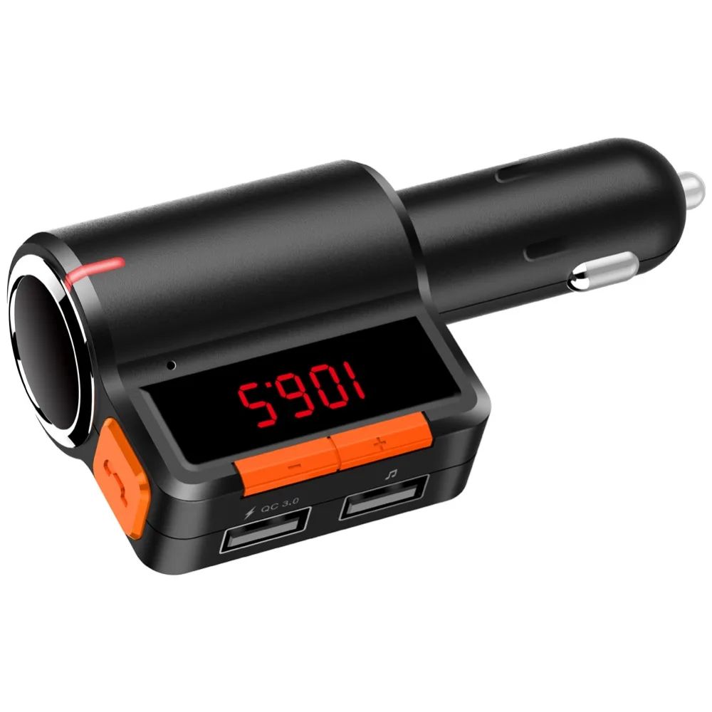 Jilang FM модулятор передачи Bluetooth автомобильный комплект MP3 плеер двойной USB QC3.0