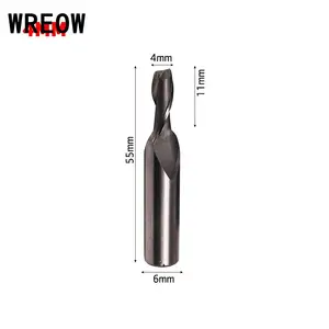 1 шт. сверло чпу с прямым хвостовиком, фреза с 2 канавками, концевая фреза резак, фреза из быстрорежущей стали, инструменты, биты 4681012 мм, фреза, инструмент