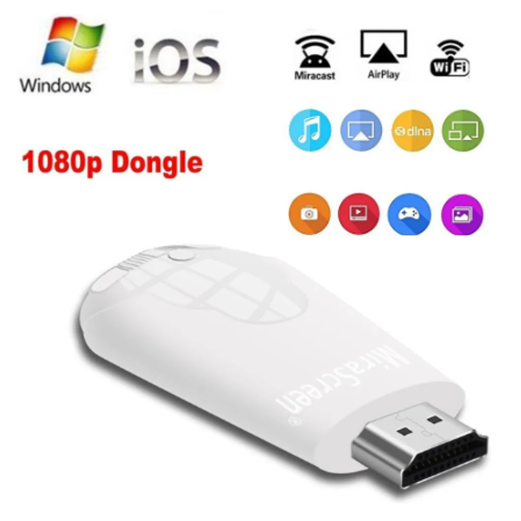 K4 ТВ палка Android беспроводной WiFi Дисплей ключ приемник 1080P HD Miracast Airplay