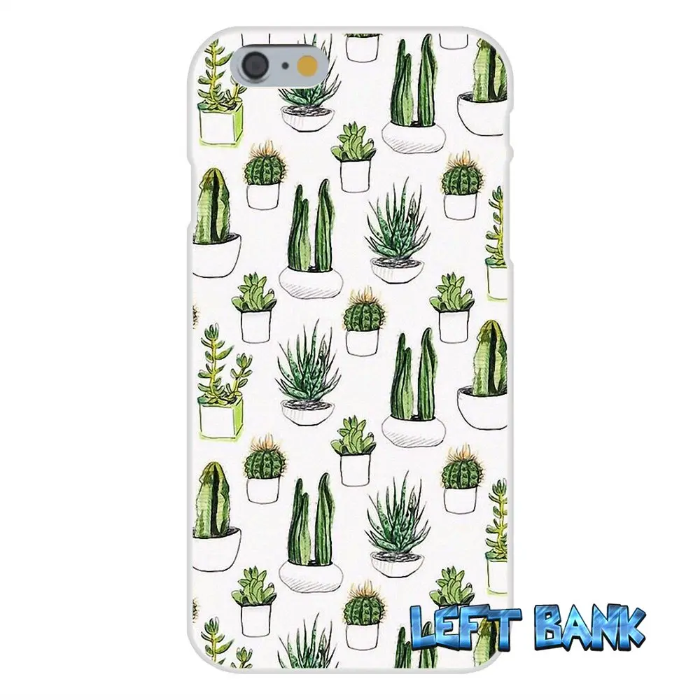 Для Samsung Galaxy Note 3 4 5 S4 S5 MINI S6 S7 edge Plant Cactus Мягкий Силиконовый ТПУ прозрачный чехол|for