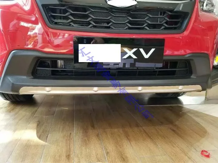 Для Subaru XV нержавеющая сталь передний и задний бампер противоскользящая защитная пластина