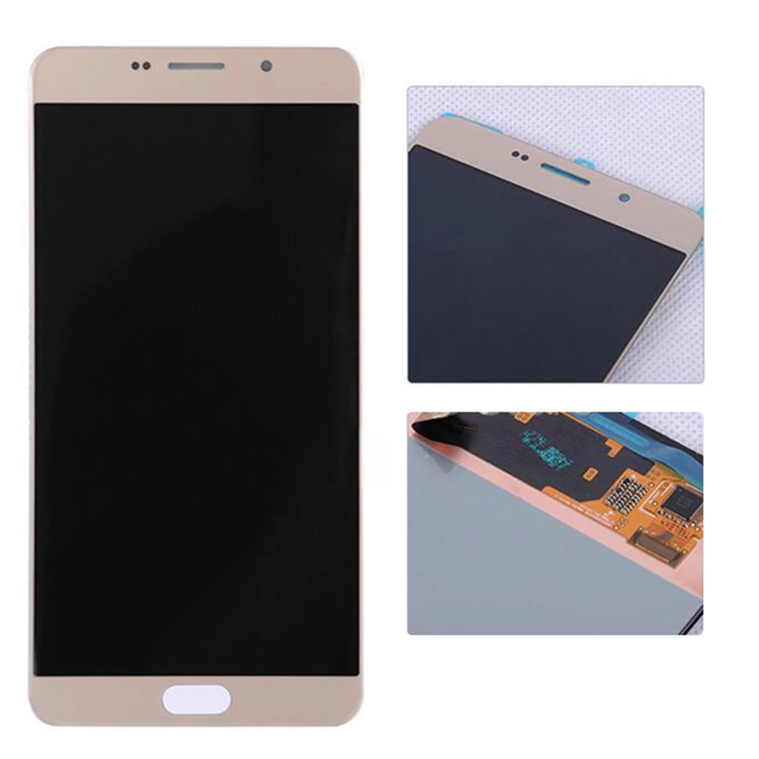 AMOLED для SAMSUNG GALAXY A9100 LCD A9 Pro 2016 A910F дисплей сенсорный экран дигитайзер в сборе Замена