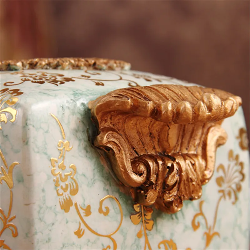 Continental European retro towel tray carton pumping luxury Tissue Box American paper box | Дом и сад