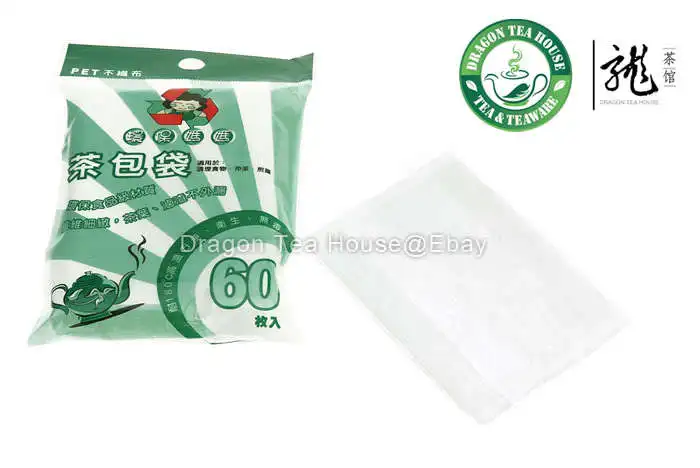 60 шт. бумажных чайных пакетиков с фильтром для рассыпного чая * ситечко 1 пакет|bag