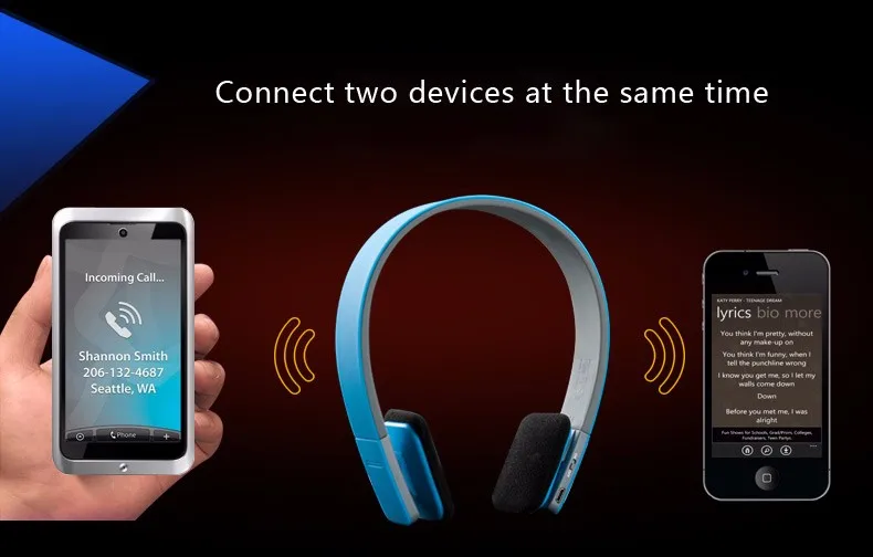 AEC BQ618 Смарт Беспроводная Bluetooth 4,0 гарнитура Регулируемые наушники шумоподавление наушники с микрофоном для смартфона