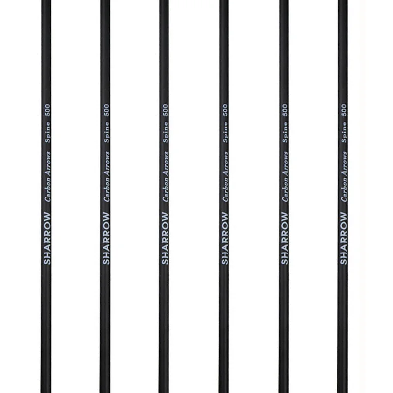 Archery 30inch Mixed Carbon Arrows 500 Spine ID 6.2mm Detachable Arrowhead Fit For Compound Recurve Bow Hunting Shootting | Спорт и