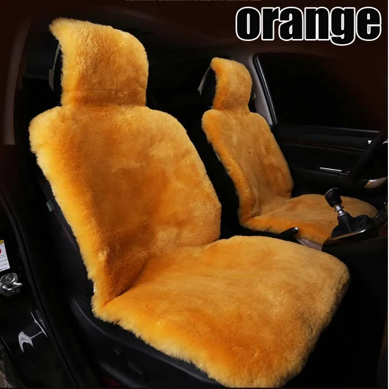 Шерсть 100% натуральный овечий мех чехол для автомобильного сиденья подушка