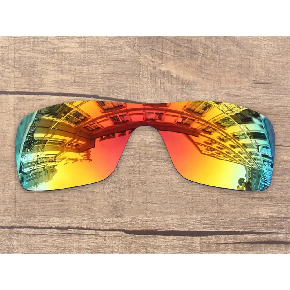 

Vonxyz Ruby Mirror Polarized Replacement Lenses for-Oakley Batwolf Frame