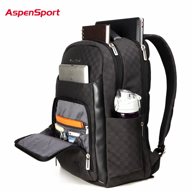 AspenSport мужской рюкзак для ноутбука Водонепроницаемый модный унисекс деловой рюкзак женская сумка для ноутбука студенческий рюкзак