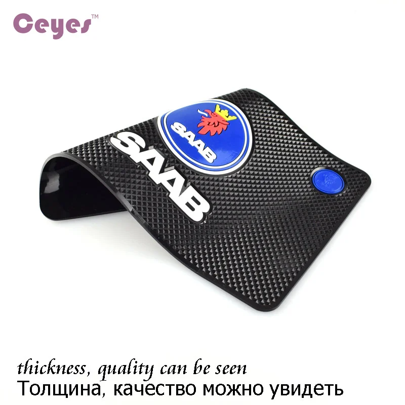 CEYES автомобильный Стайлинг внутренний коврик значок чехол для Saab Logo 03 10 9 3 5 93 95 9000