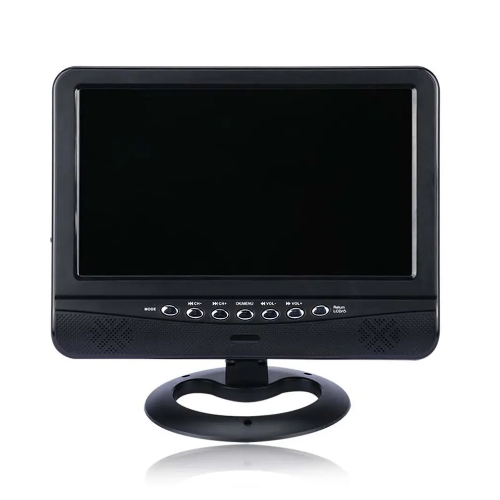 Мини ТВ 9,5 дюймов TFT lcd цветной Аналоговый Телевизор с широкоугольной поддержкой функции FM и TXT ридер Функция Черный Модель: 901