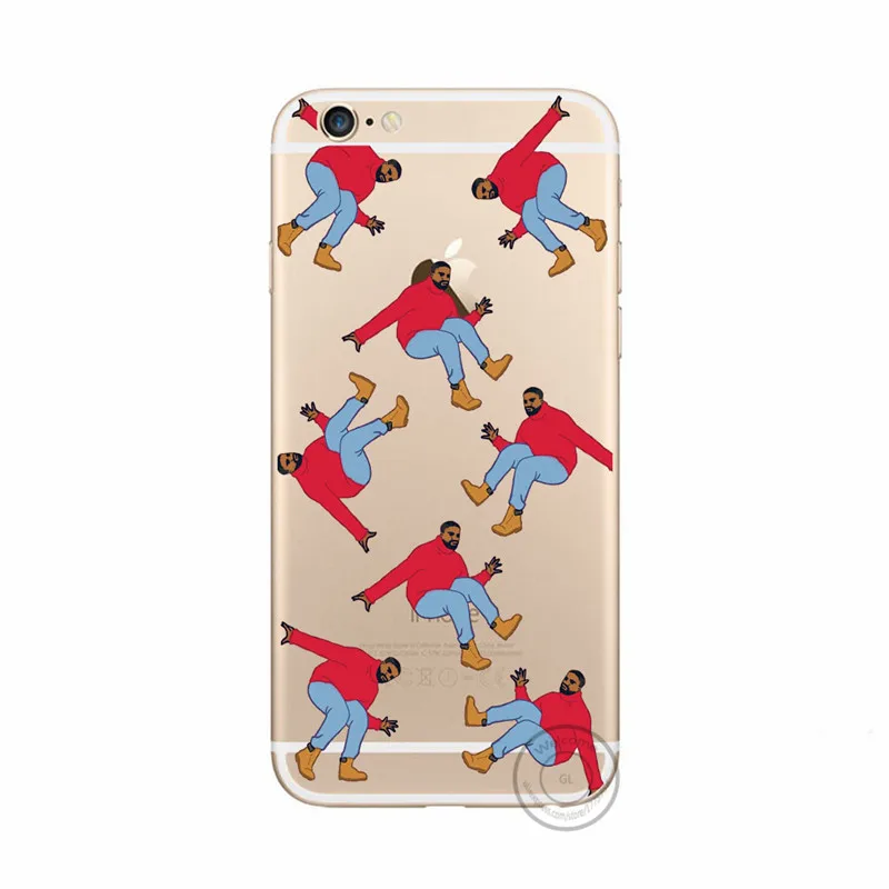 Жесткий чехол для телефона из ПК iPhone 7 Plus 8 6 6s 5 5S SE Super Star Rihanna Drake Crystal прозрачный