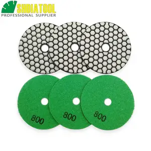 6 шт., полировальные диски SHDIATOOL, 100 мм, диаметр 4 дюйма
