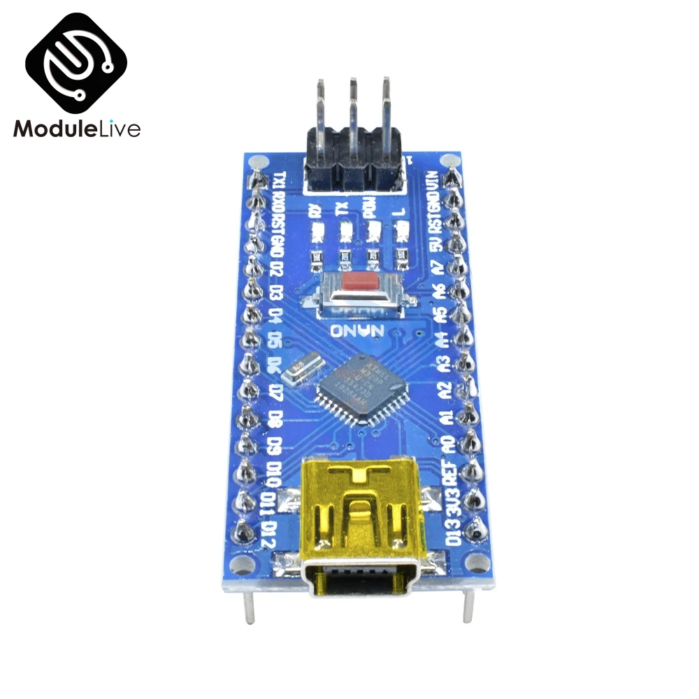 Плата микроконтроллера MINI USB NANO V3.0 CH340 CH340G 5 в 16 м Atmega328 ATmega328P для Arduino Nano 3 0 MEGA328 Pro