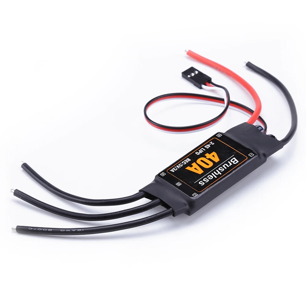 Бесщеточный Дрон 40A ESC части для самолетов аксессуары контроллер скорости