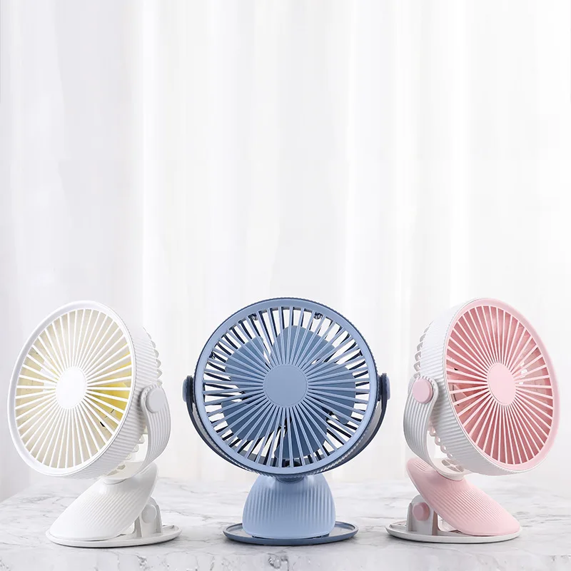 DHaws 360 градусов вращения Mini USB перезаряжаемые Air Cooling вентилятор с зажимом