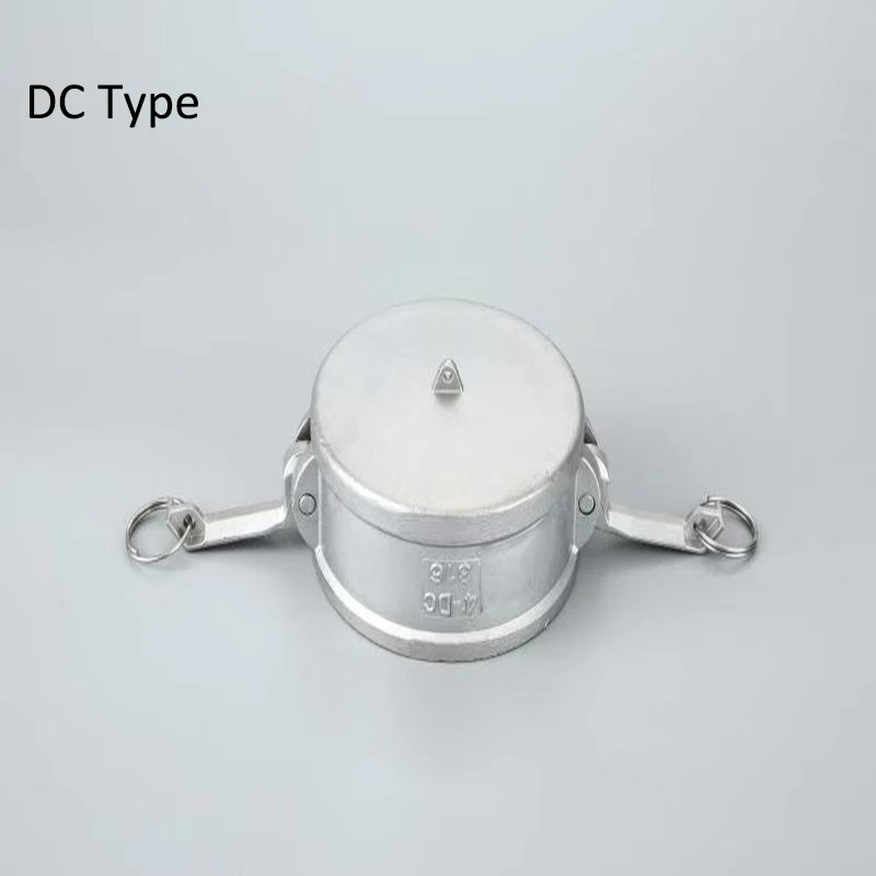 

Стальной адаптер Camlock типа DC 4 "304, муфта от пыли