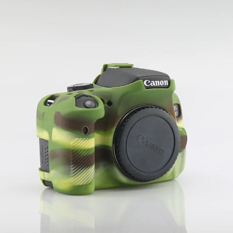 Красивый чехол для камеры Canon 750D мягкий резиновый защитный силиконовый корпуса