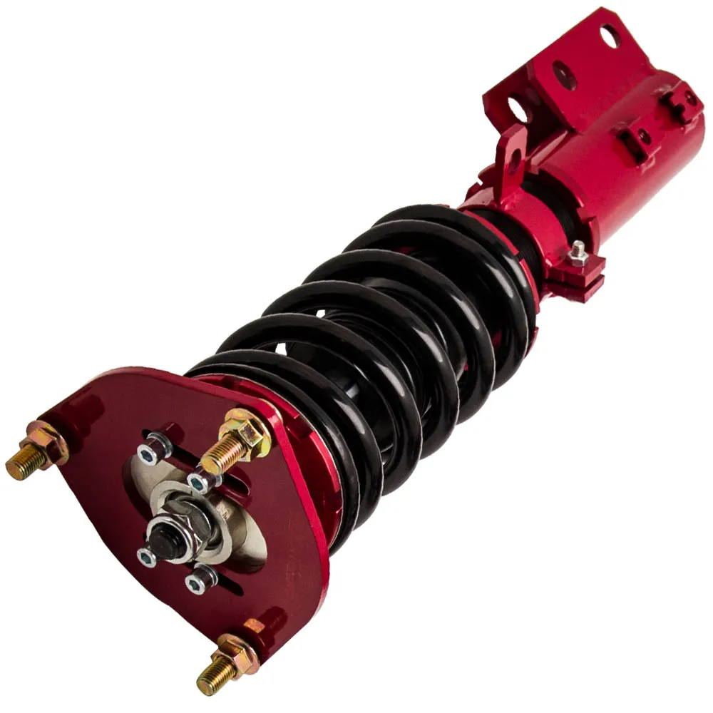 Красный Coilovers Shock Kit для Hyundai Veloster 12 16 1.6L Adj. Высота катушки Пружинные амортизаторы