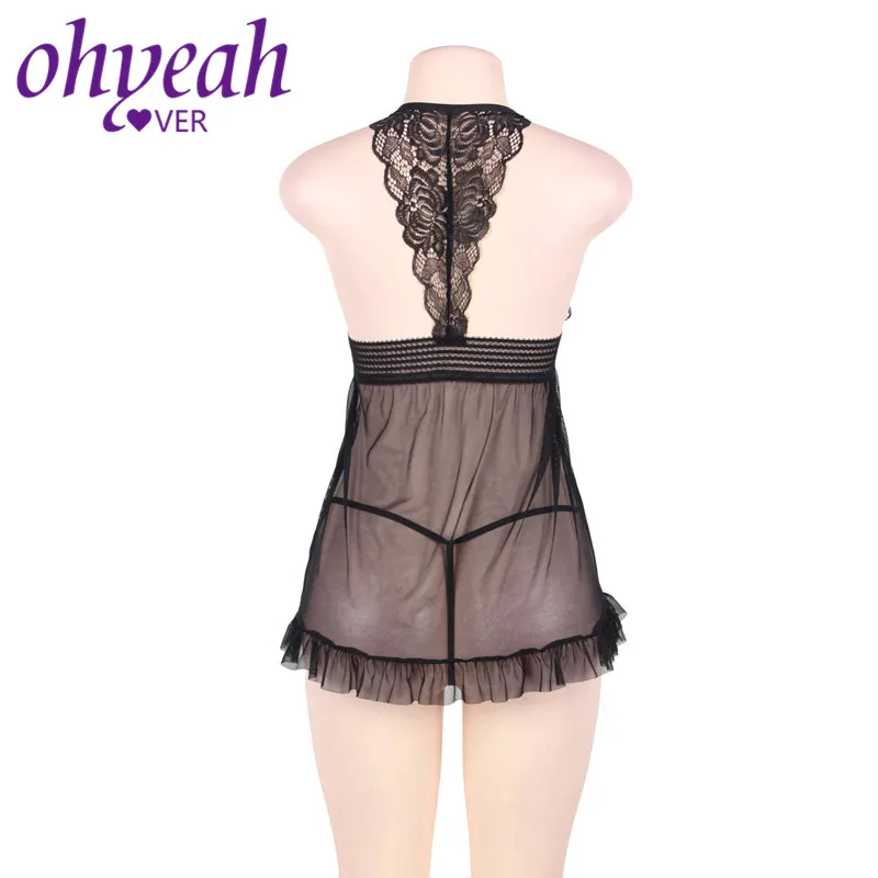 Ohyeahlover Для женщин сексуальное женское белье порно плюс Размеры кружева кукла