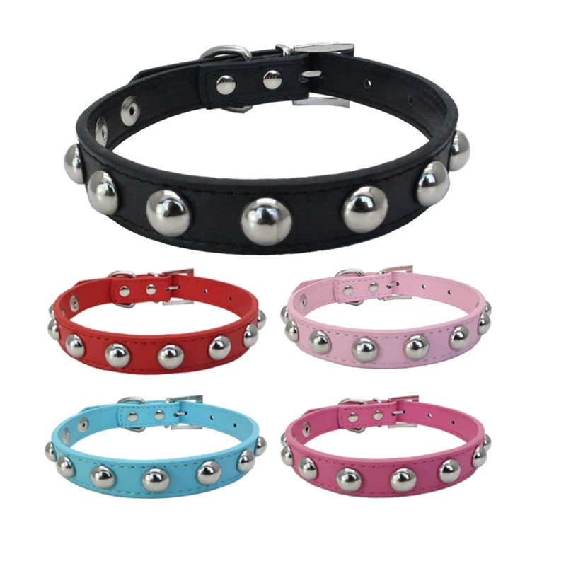 Милый гриб гвоздь шпилька для домашних животных шею ошейник собак искусственная