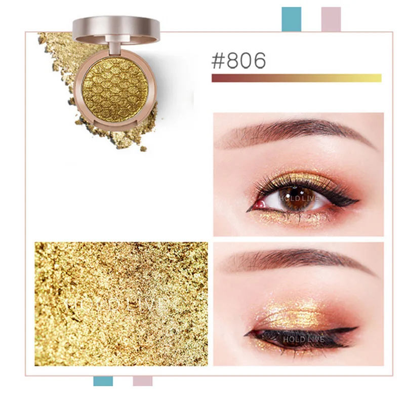 Hold Live beauty закат Солнечный Свет одноцветные блестящие тени для век