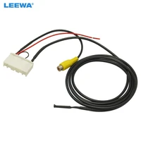 leewa 10x car rear camera reversing rca video convert cable adapter with micphone cable for nissan qashqaiteanax trailsylphy