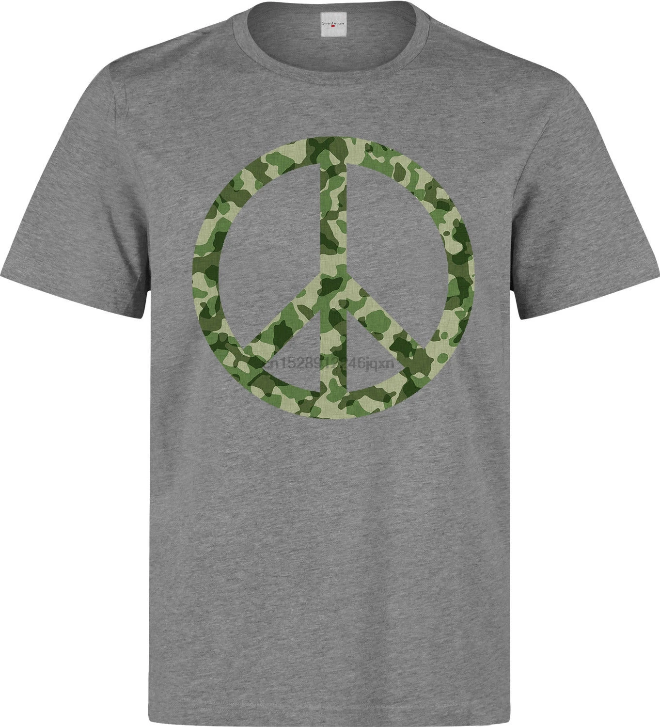2019 новый летний Для мужчин Лидер продаж модные камуфляжные в стиле Hippie Peace Sign арт