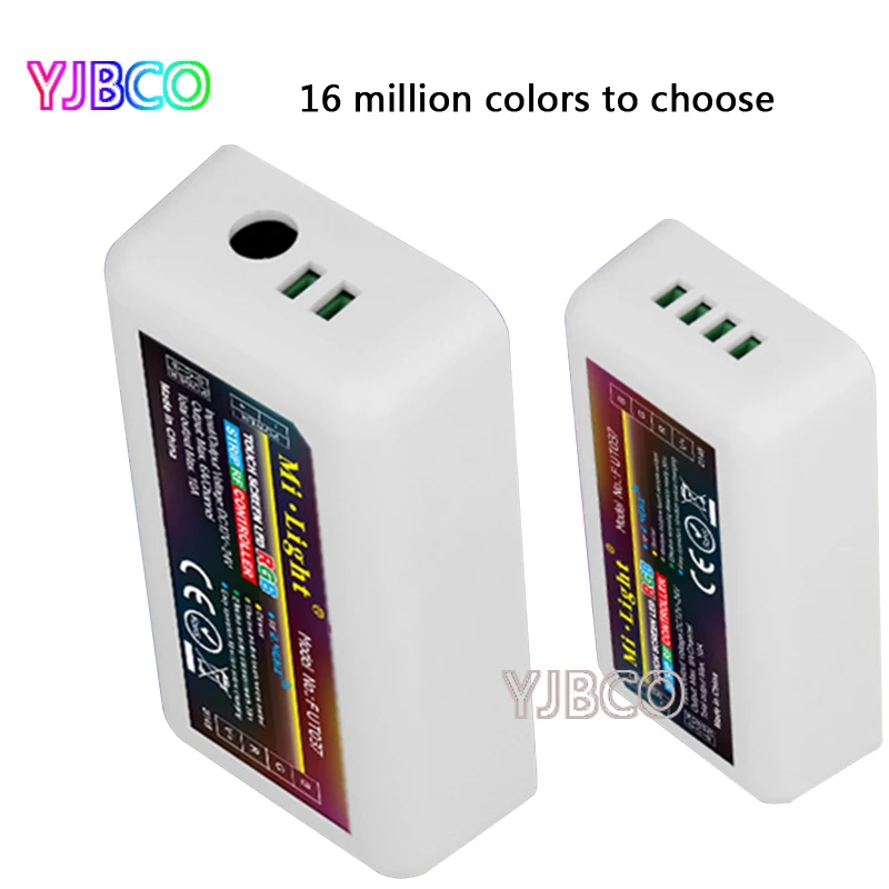Беспроводной 4 зонный RGB светодиодный контроллер Miboxer FUT037 для гибкой светодиодной