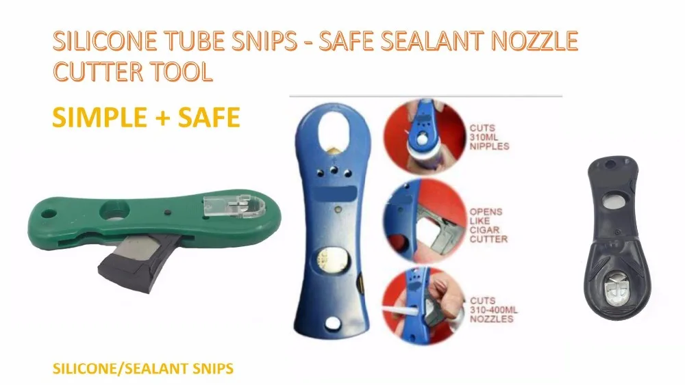 

Popular Silicone Sealant Cartridge Cutter Cartridge Cutting Tool SILICONE TUBE SNIPS - SAFE SEALANT NOZZLE CUTTER TOOL(BC-P039)