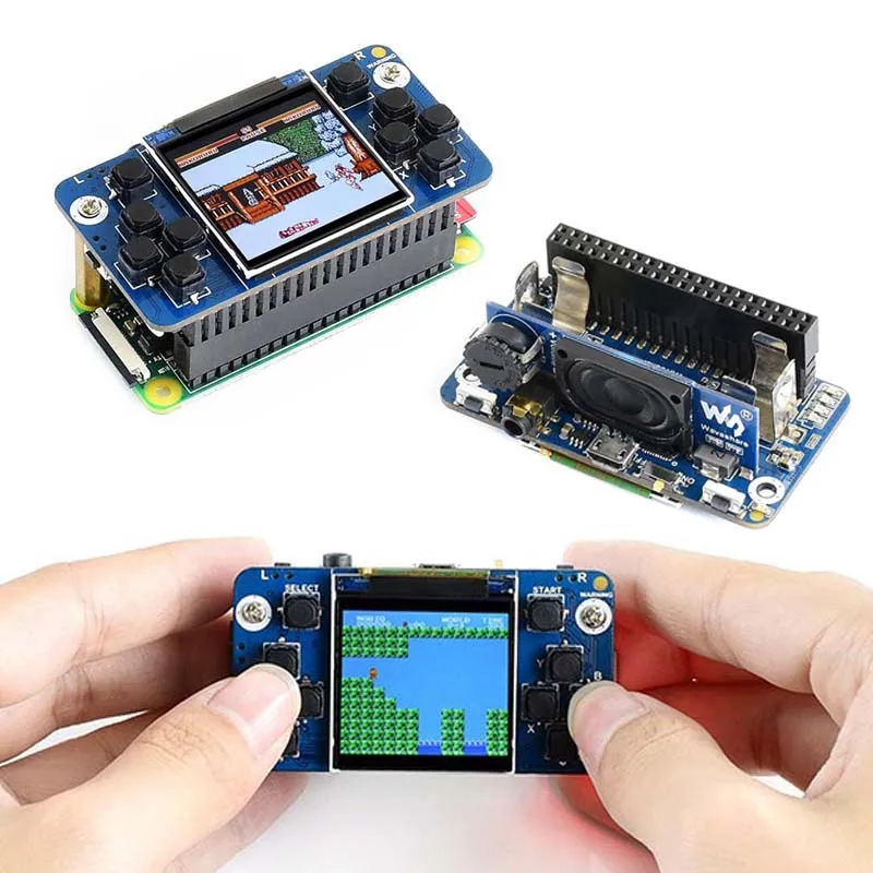 Raspberry Pi zero Game pi 1 54 дюймовый ЖК дисплей с функцией зуммера для зарядки наушников