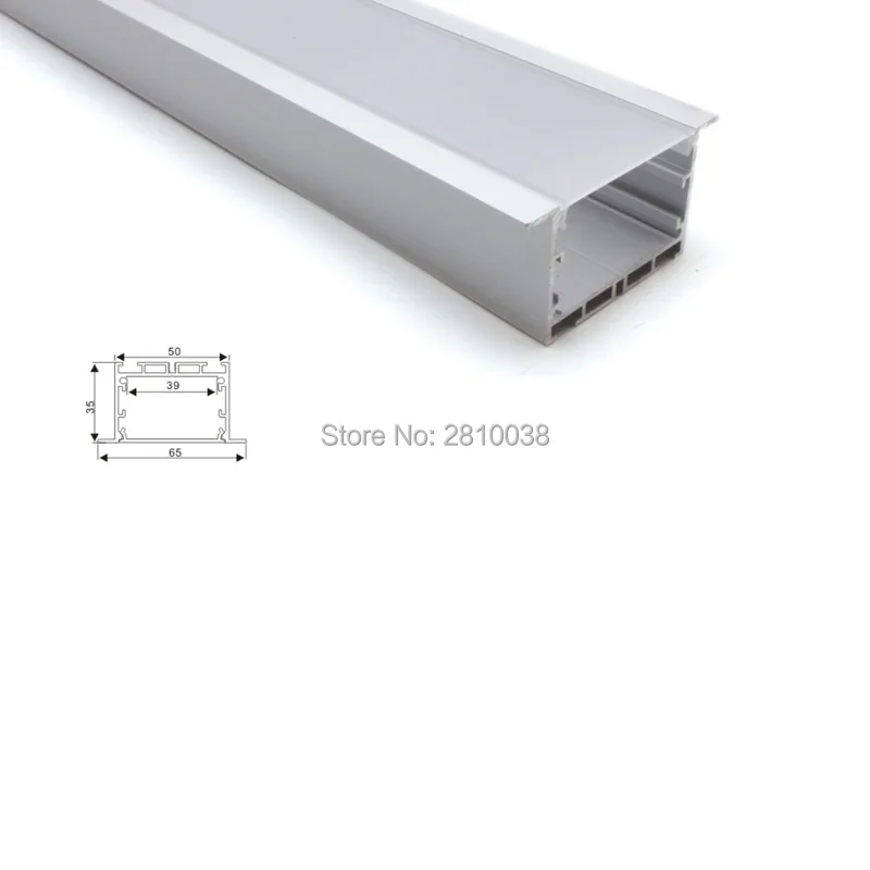 100X2 м наборы/лот линейный свет led алюминиевый канал большой Т Стиль светодиодный