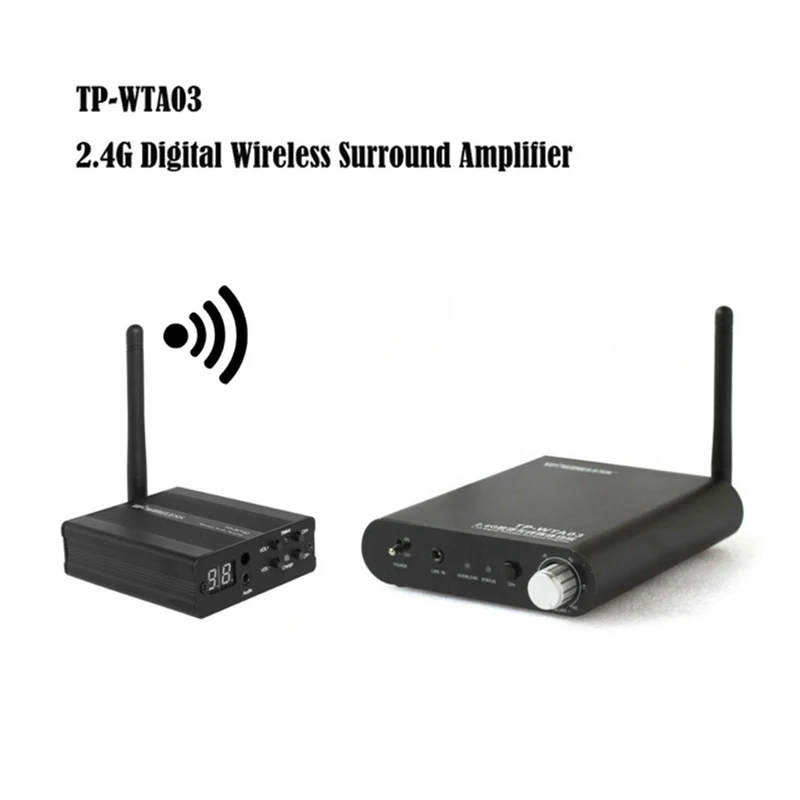 TP-wireless 2,4 GHz беспроводной усилитель системы объемный задний Динамик Система домашнего кинотеатра HDCD аудио эффект передачи