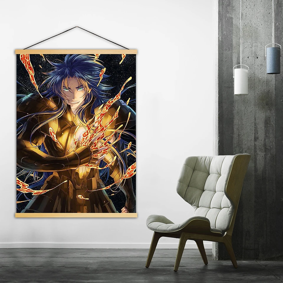 Настенный Декор для дома современное изображение комиксов Saint Seiya маска смерти