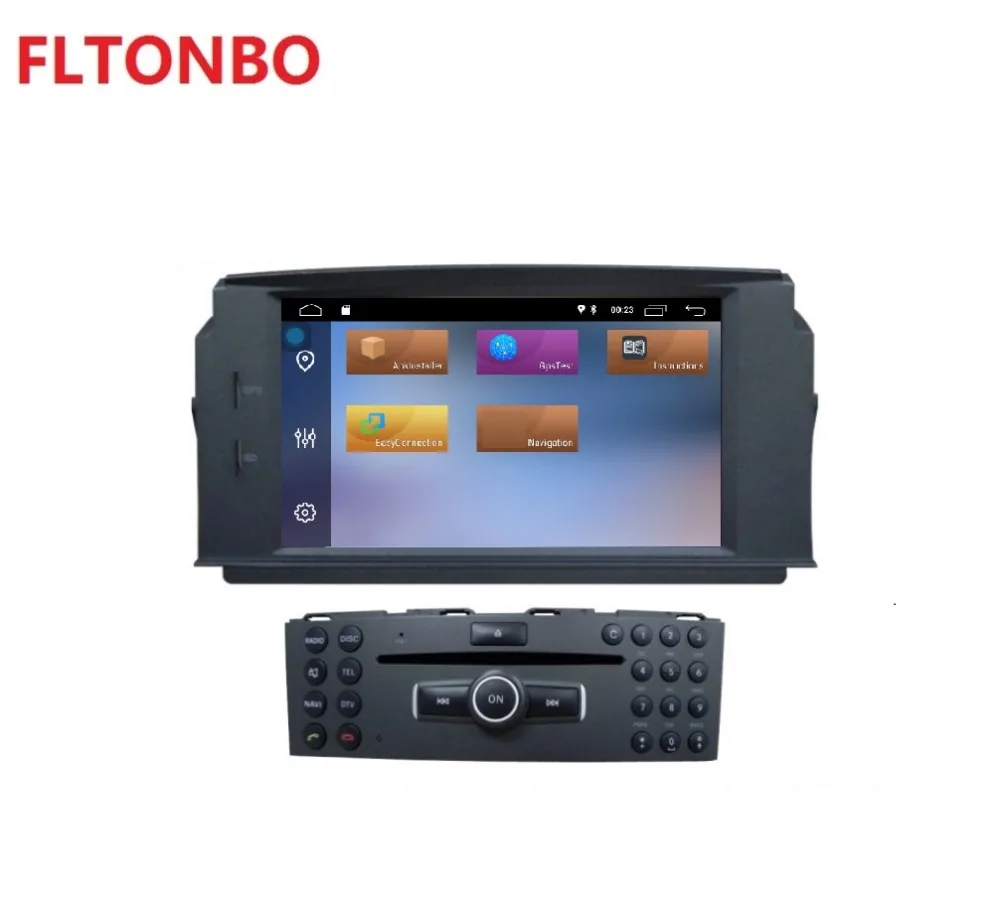 6 2 дюймов 4 Гб ОЗУ 32 ПЗУ android 8 0 Автомобильный gps навигатор для Mercedes Benz C200 C180 W204 2007 2008