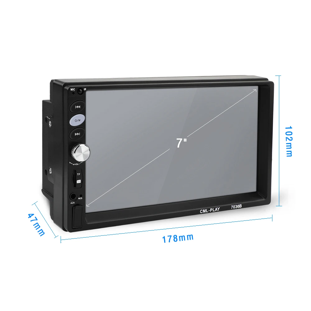 LTBFM Автомагнитола HD " сенсорный экран автомобиля стерео 2 Din Bluetooth FM ISO мощность SD USB Aux вход Mp5 плеер с камерой заднего вида