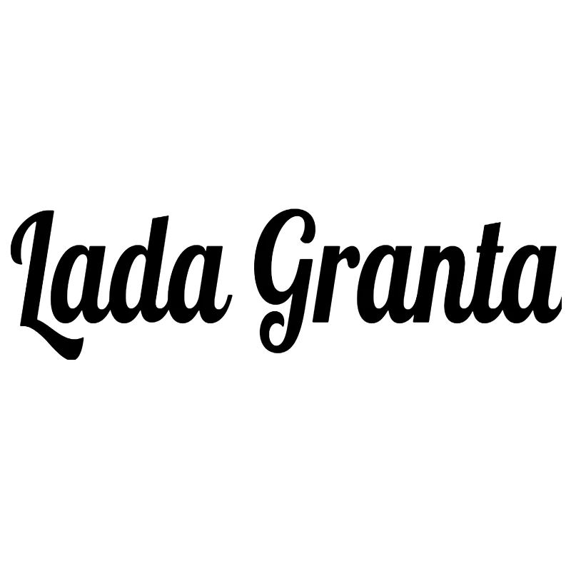 

CS-494# sticker on the car Lada Granta funny car sticker and decal white/black vinyl auto car stickers