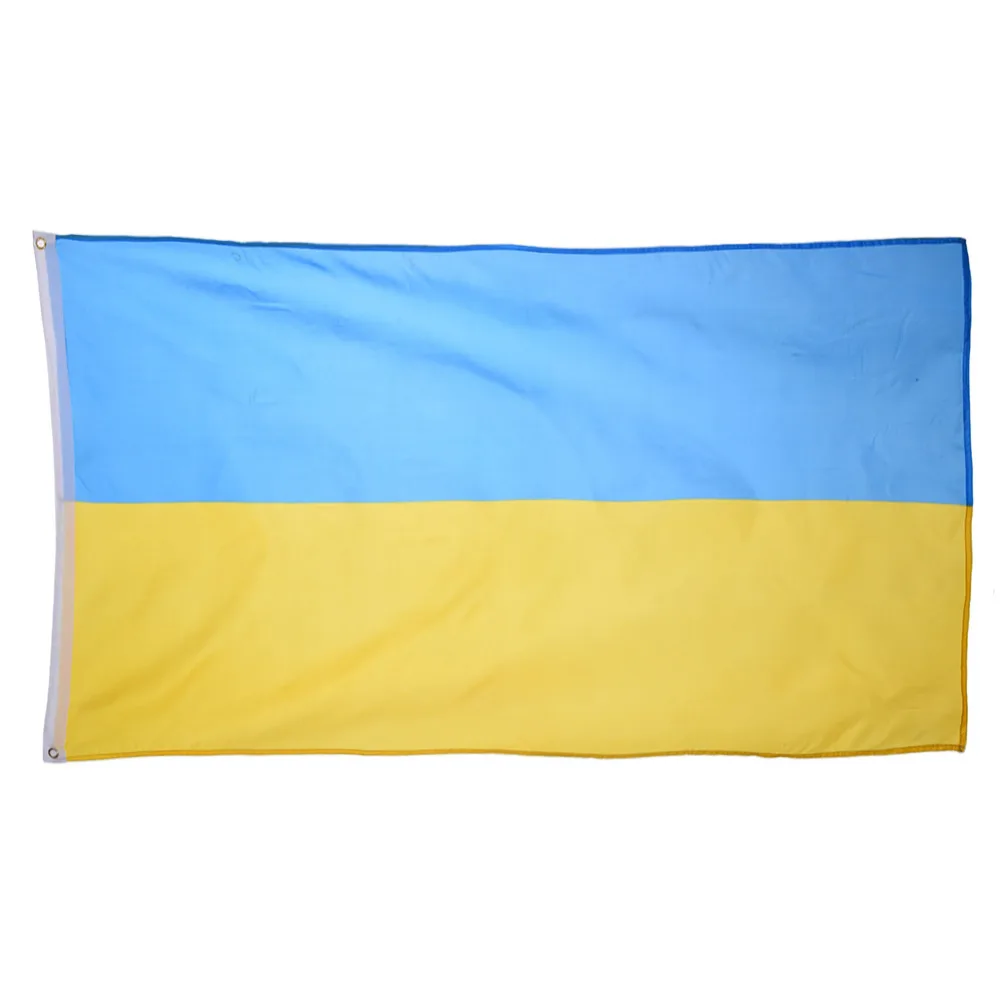 Горячая Распродажа 1 шт. 90x150 см украшенный флагом Украины баннер из полиэстера со