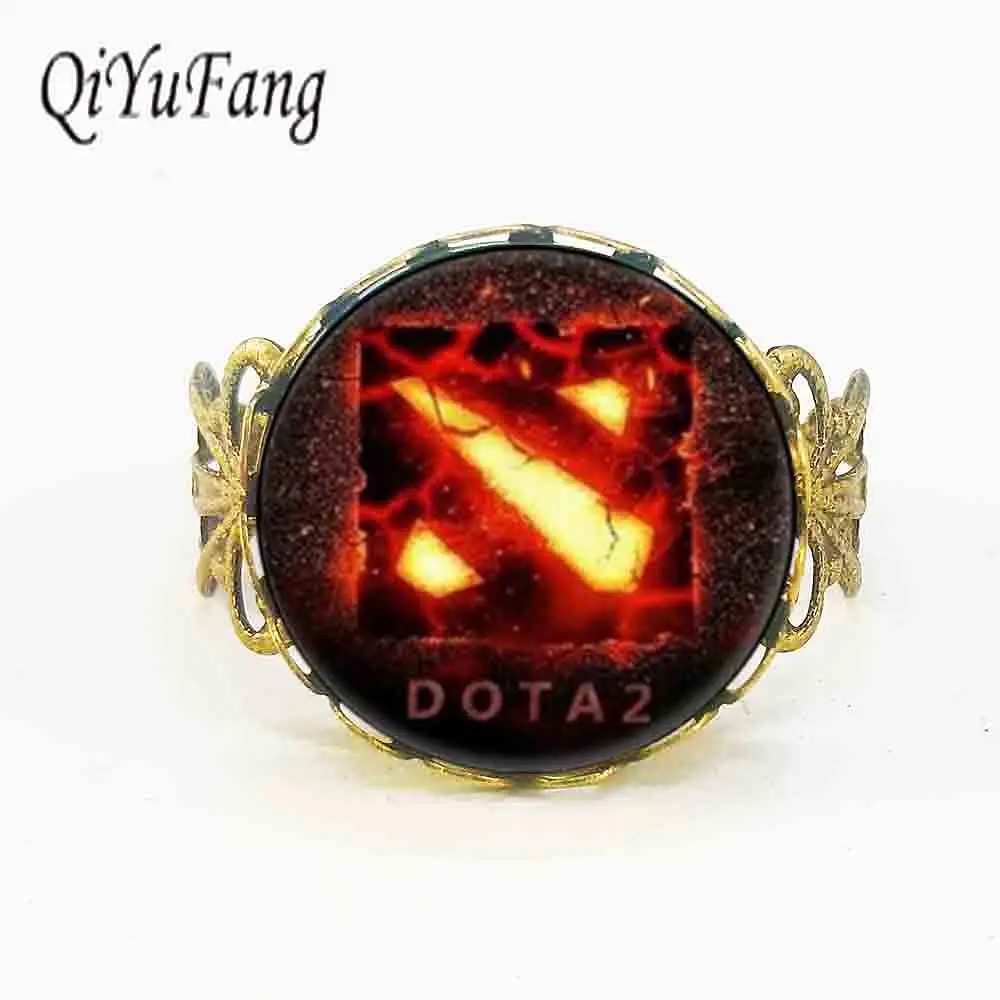Новинка 2018 стеклянные ожерелья Dota 2 массивное кольцо для игр мужчин и женщин