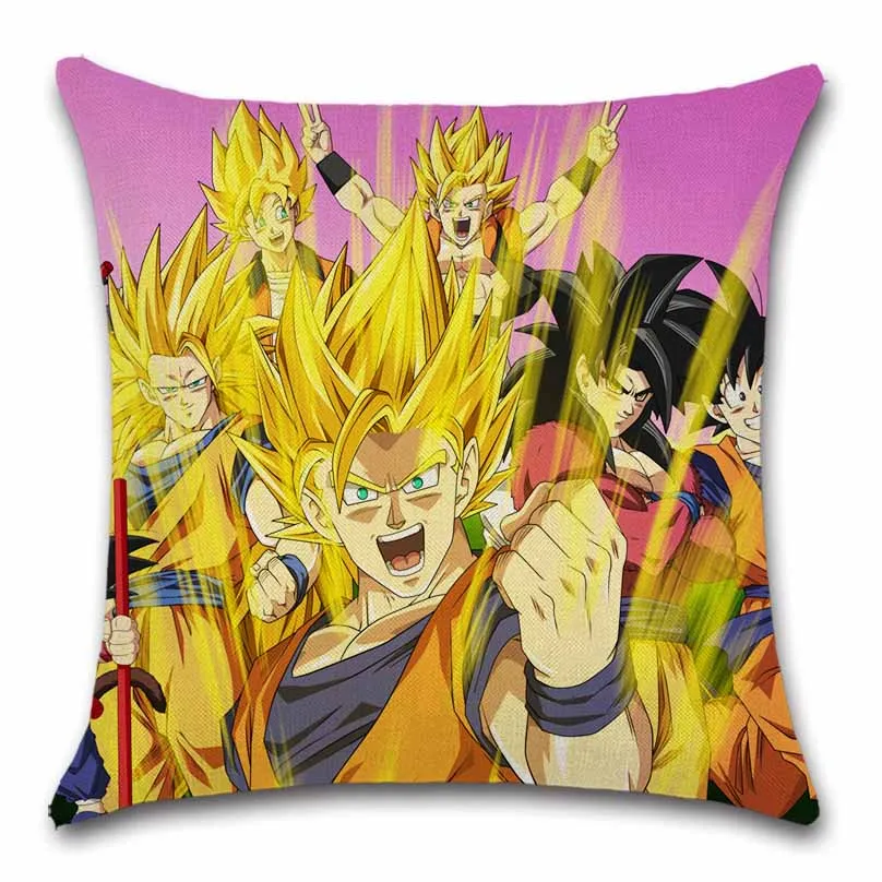 12 Мультфильм Dragon ball Сон Гоку Чехлы вечерние декоративный стул магазин сиденья домашнее украшение для дивана дети друг подарок настоящее наволочка - Цвет: 12