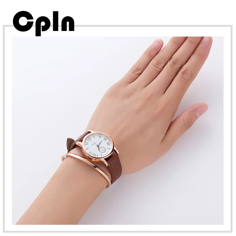 Cpln 2019 новый тренд креативный титановая сталь Розовое золото Открытый браслет для