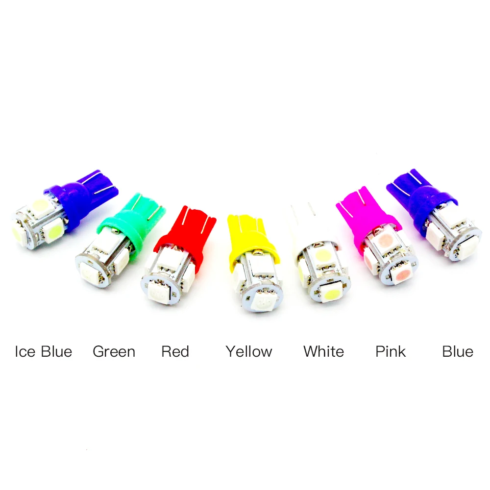 Светодиодные клиновые лампы AZGIANT T10 5 SMD для чтения внутри автомобиля smd 3chip Technology