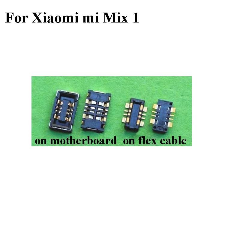 Внутренний разъем FPC для аккумулятора 2 шт. контакт с зажимом Xiaomi mi mix logic на