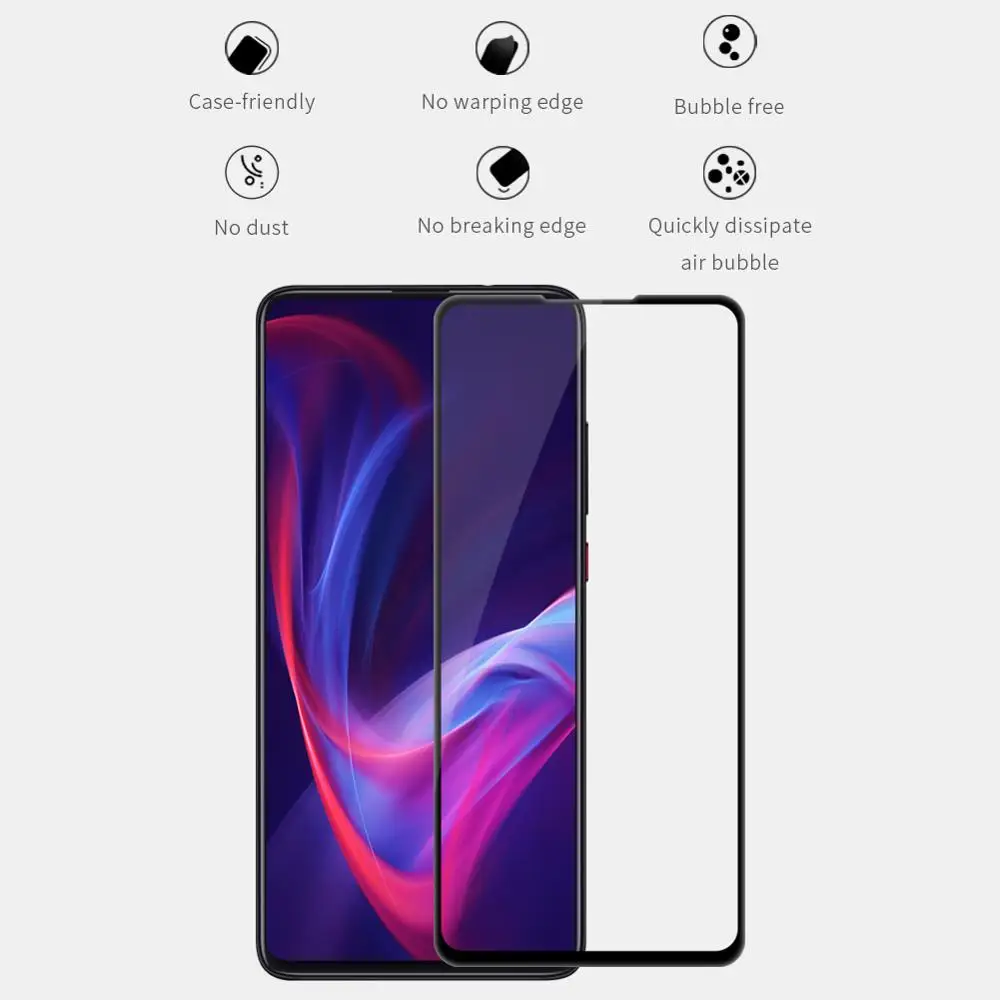 Защитное стекло NILLKIN XD CP + MAX полностью покрытое закаленное для Xiaomi Mi 9T Redmi K20 Pro