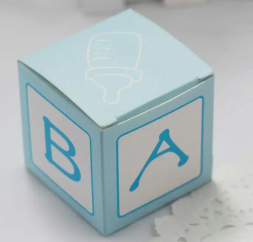 creative A B letters cute lovely feeding-bottle candy bag new marriage charm Shower Favor Boxes Wedding Party Gift hold | Дом и сад