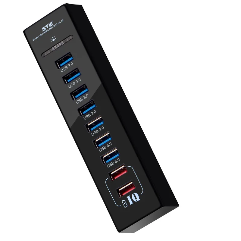 USB зарядный концентратор 7 портов 3 0 с источником питания 2 порта IQ зарядка 2.4A