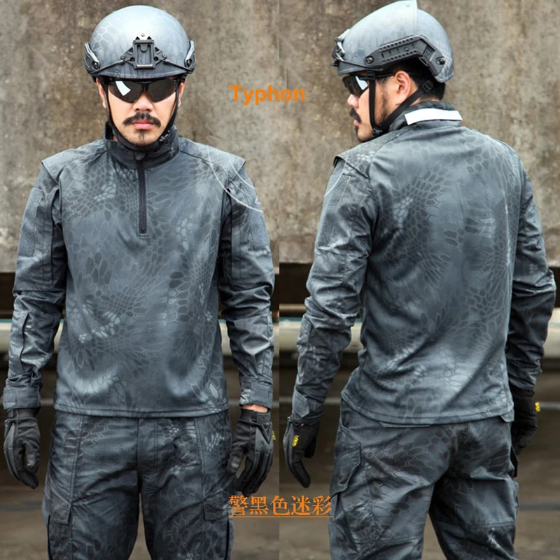 Толстовка Kryptek Camo Мандрагоры тактическая рубашка Ripstop с длинным рукавом боевой
