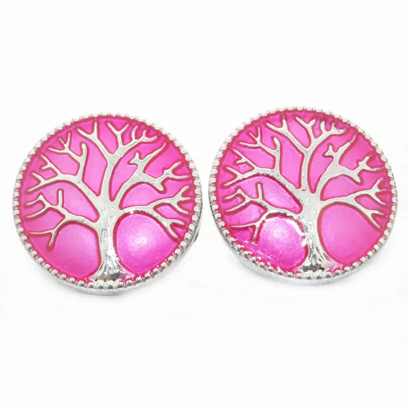 Boom Life tree of Pattern Charms 18mm bohemian Snap Button For DIY Bracelet Snaps Jewelry 010214 | Украшения и аксессуары