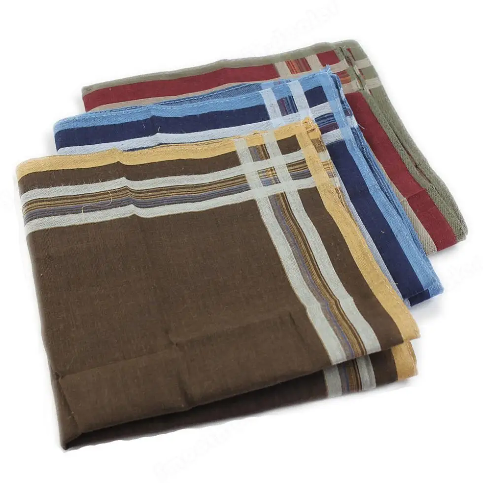

1PC New High Quality Classic Soft Comfort Plaid Handkerchief Selling