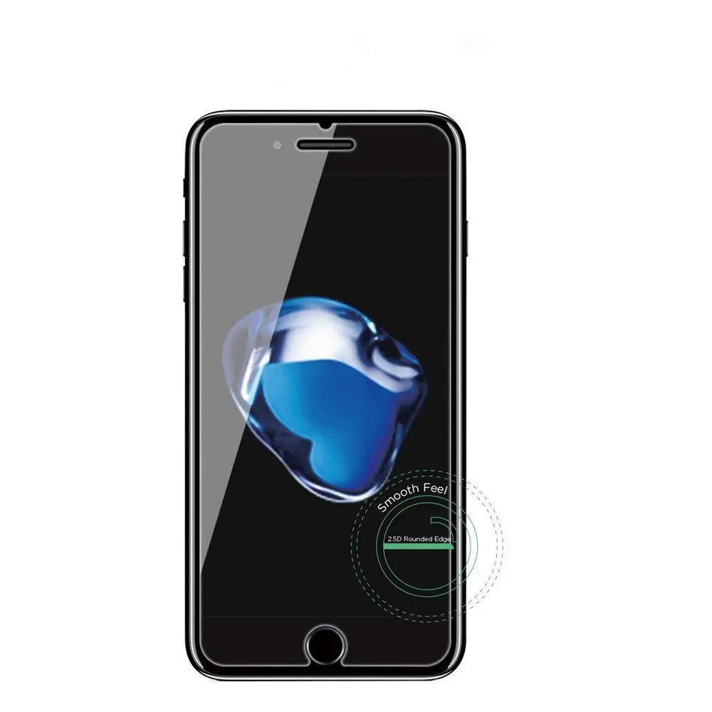 50 шт./лот 9H закаленное стекло для iphone 7 6 6s plus 5 5S 5c 4 4S Защитная пленка для экрана для iphone 8 8 Plus X XR XS MAX стеклянная пленка